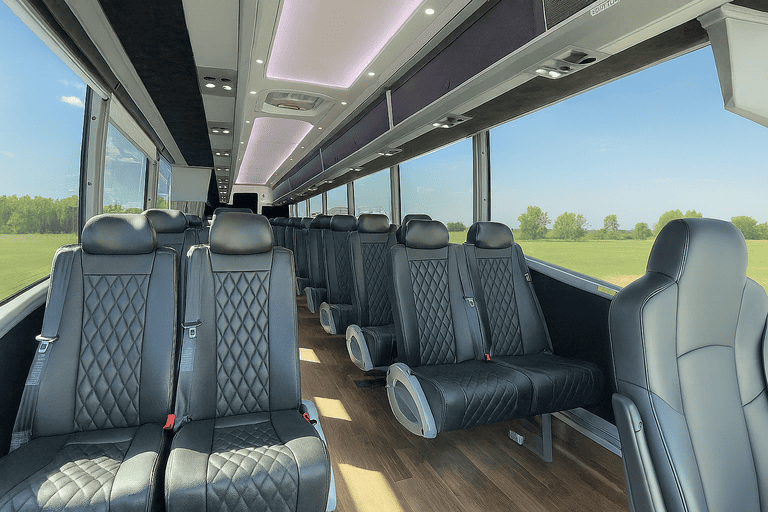 coach bus in Eastvale