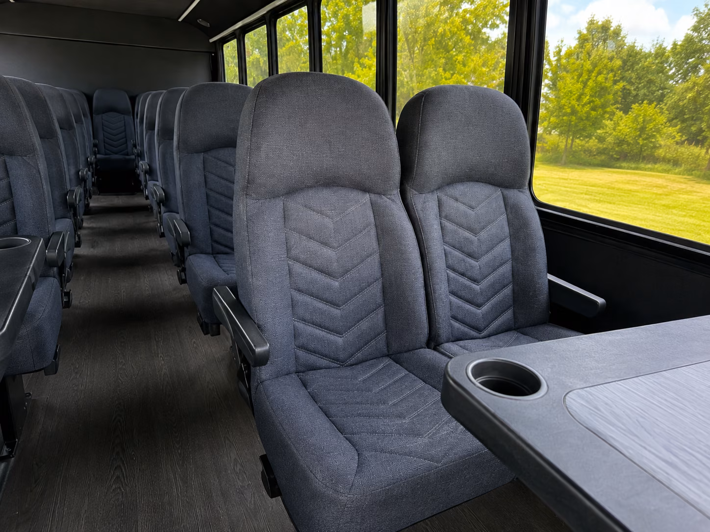 bridal party bus rentals for eastvale wedding day pickups
