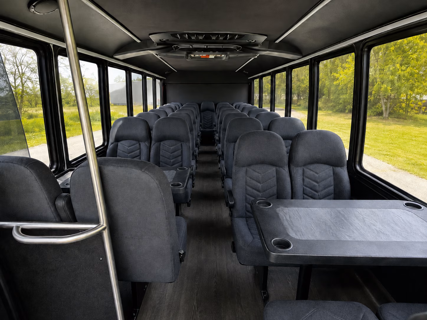 eastvale 18 passenger minibus interior