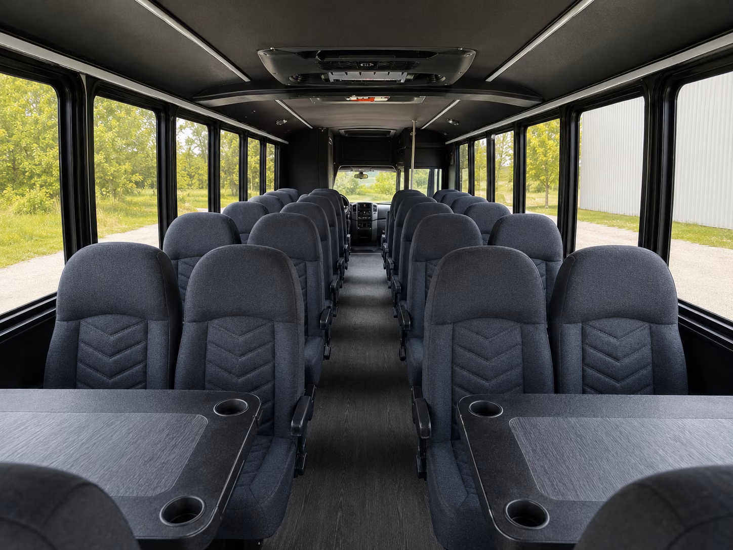 eastvale 20 passenger minibus interior