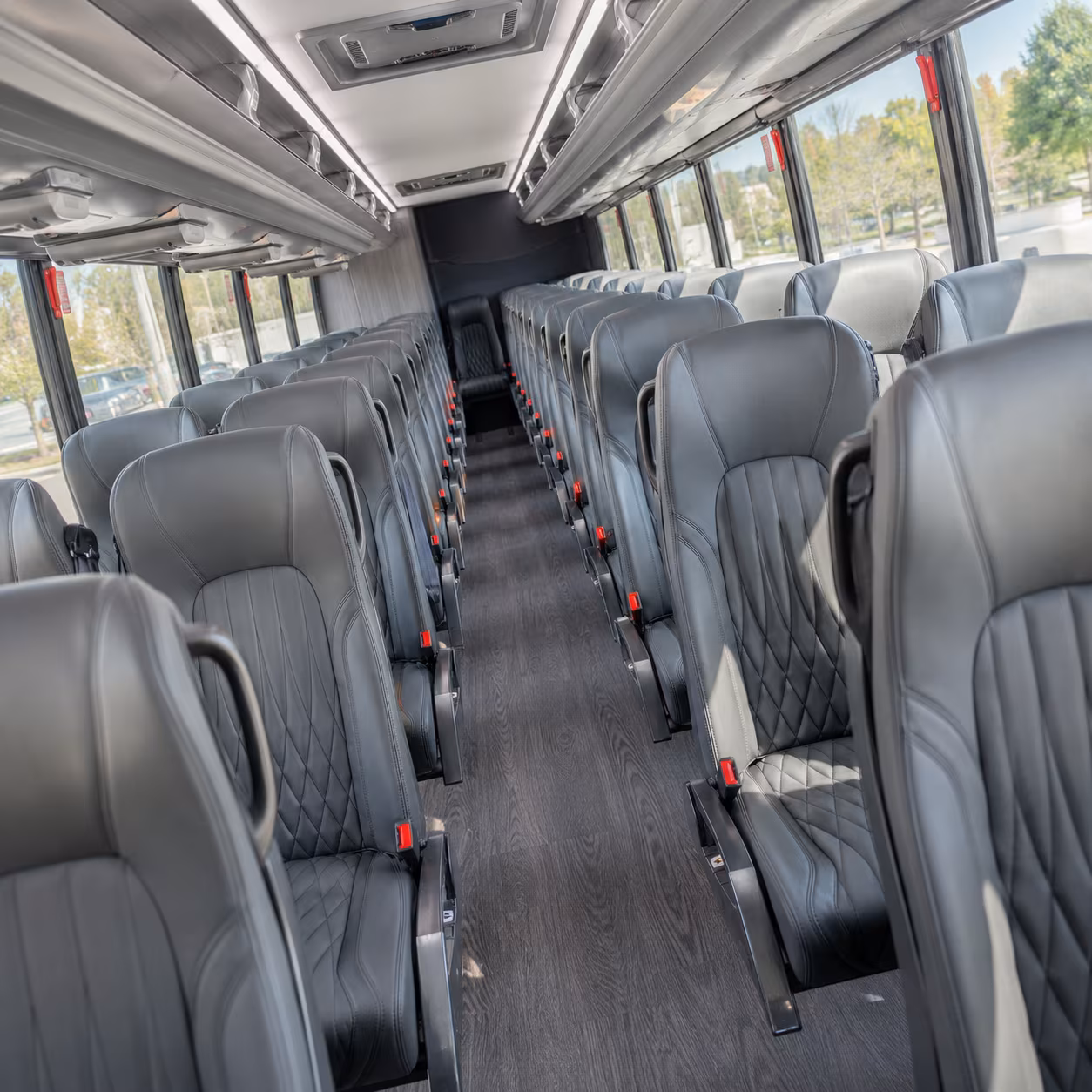 eastvale 28 passenger minibus inside