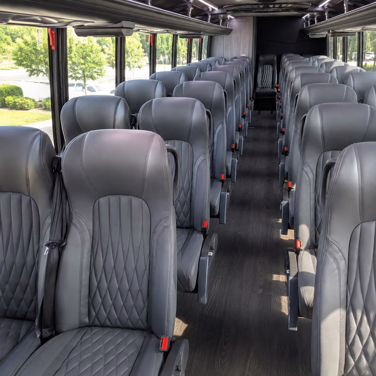 eastvale 35 passenger minibus interior