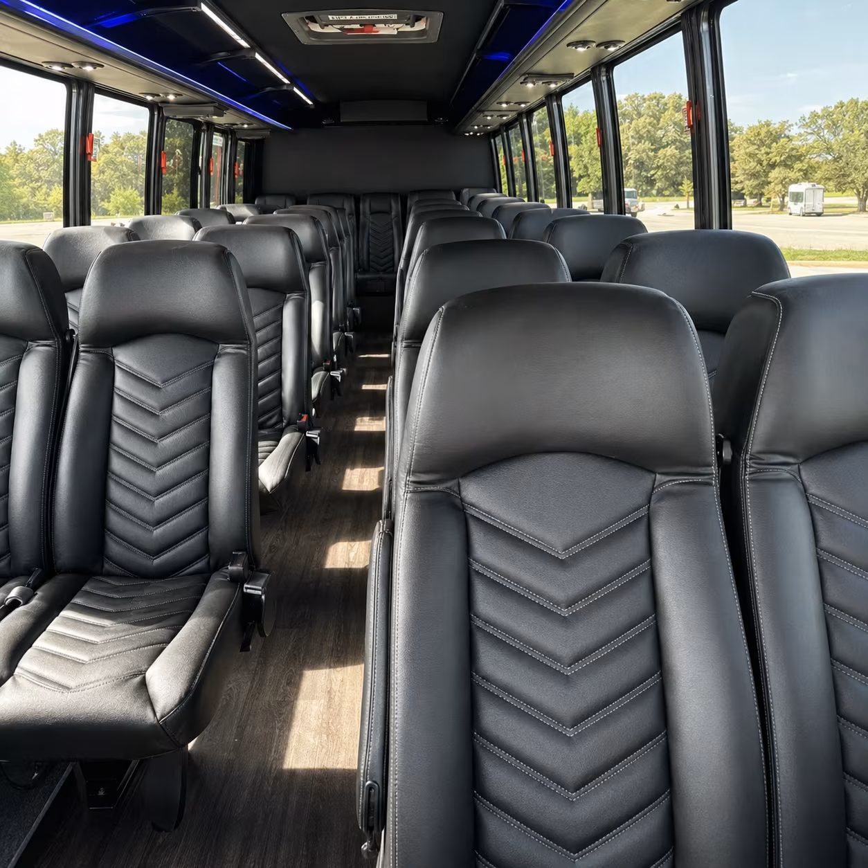 eastvale airport transportation onboard seating