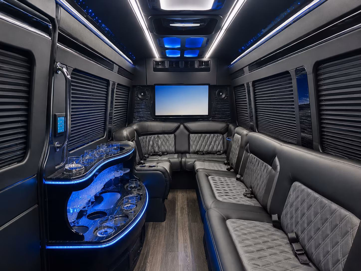 eastvale sprinter limousine inside