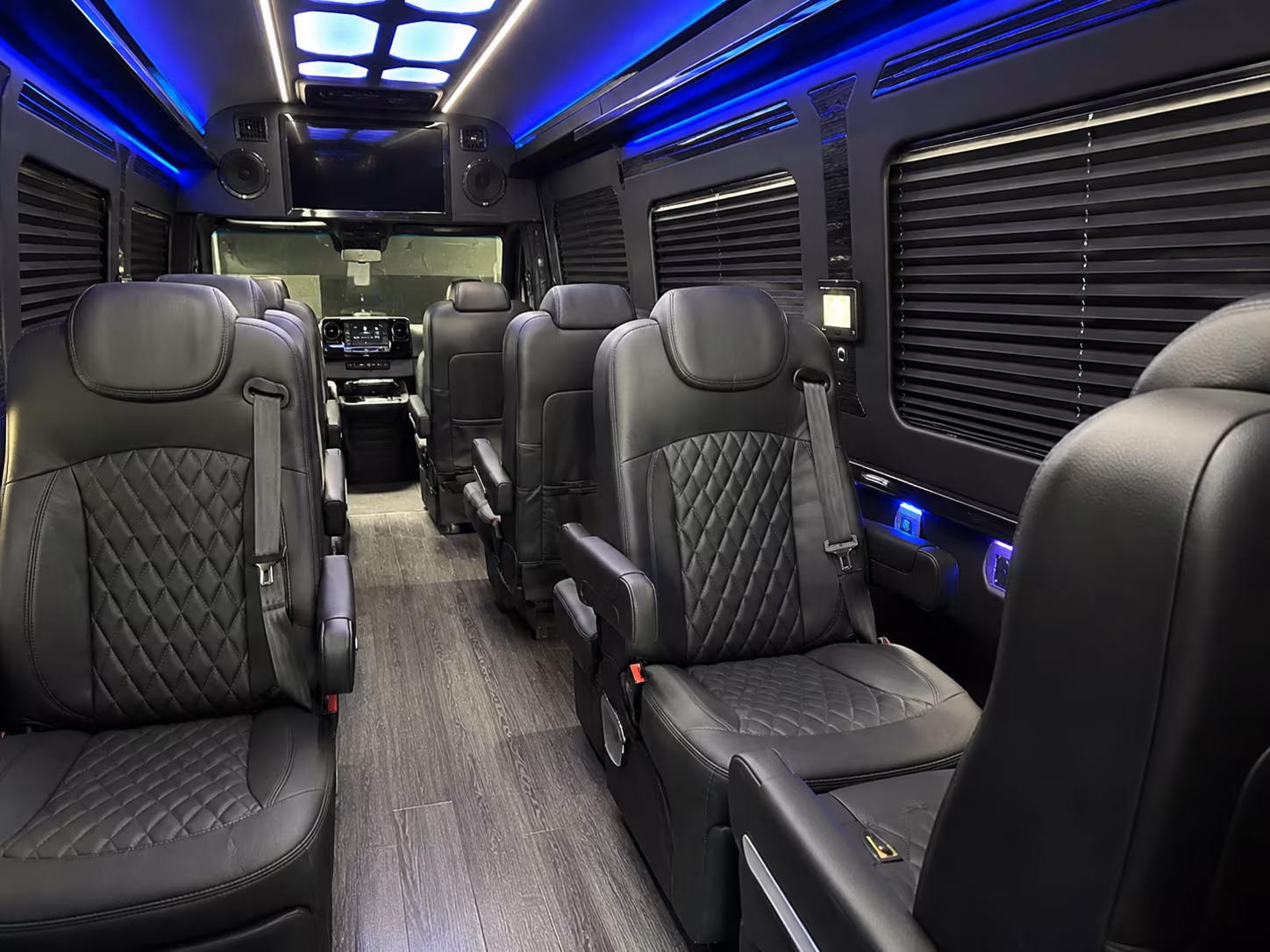 eastvale sprinter van with driver inside